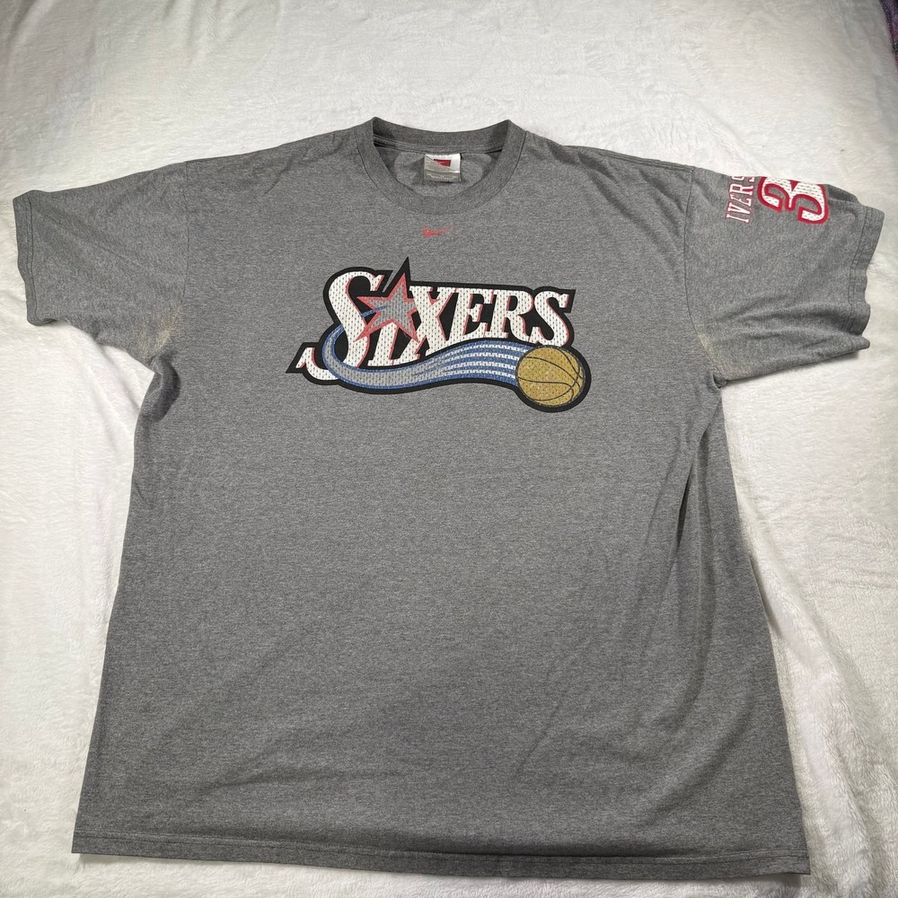 Vintage Nike Team Philadelphia Sixers Allen Iverson T Shirt